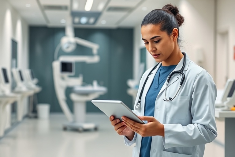 Healthcare professionals collaborating