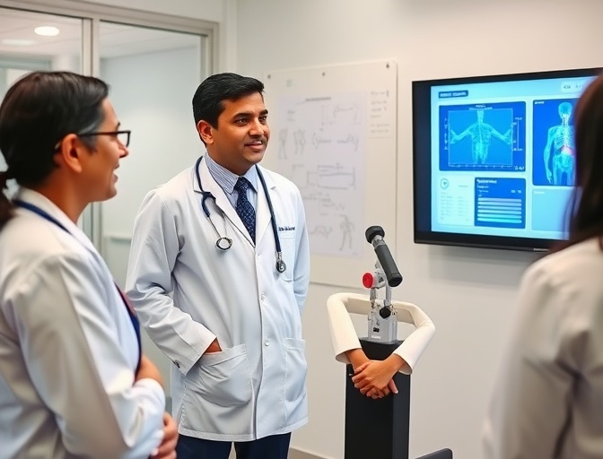 Dr. Reddy with colleagues